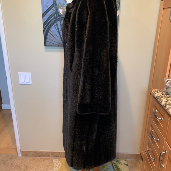 Vintage Sportowne futur  faux  fur reversible coat - Picture 8 of 12